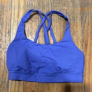 lululemon energy bra Purple (picture makes it more blue) size 4